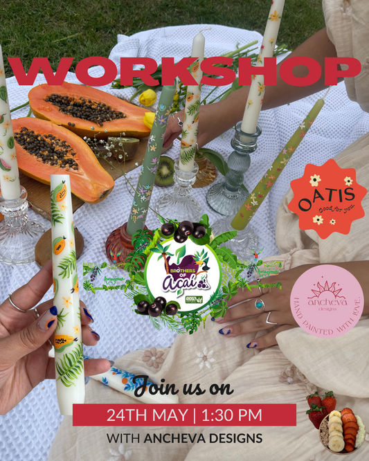 Amazonian Rainforest Themed Candle Painting Workshop